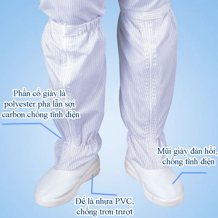 Giày Phòng Sạch Chống Tĩnh Điện ESD