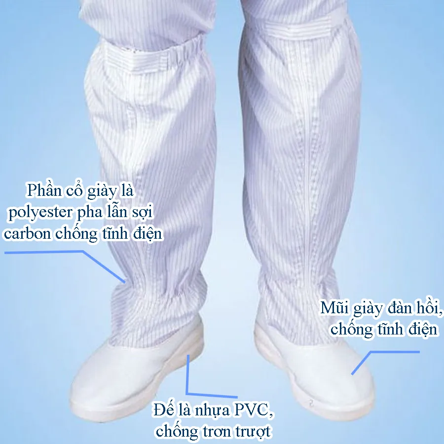 Giày Phòng Sạch Chống Tĩnh Điện ESD
