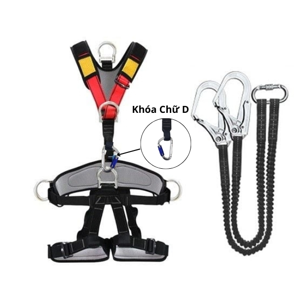 Dây Đai Bảo Hộ Toàn Thân Leo Núi, Nhảy Bungee, Cứu Hộ