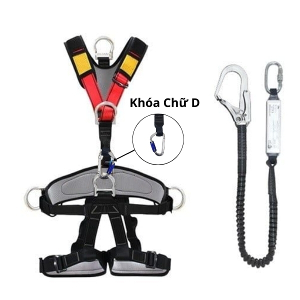 Dây Đai Bảo Hộ Toàn Thân Leo Núi, Nhảy Bungee, Cứu Hộ