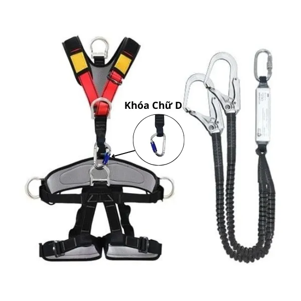 Dây Đai Bảo Hộ Toàn Thân Leo Núi, Nhảy Bungee, Cứu Hộ