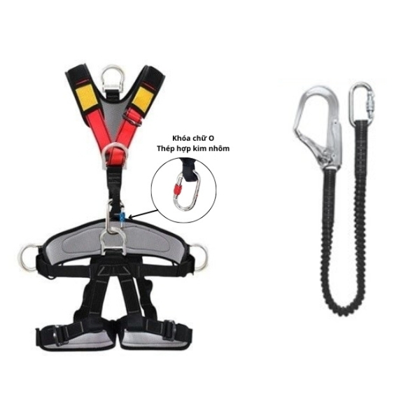 Dây Đai Bảo Hộ Toàn Thân Leo Núi, Nhảy Bungee, Cứu Hộ