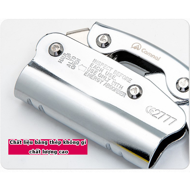 Khóa Hãm Trượt Chống Rơi Cho Dây Cáp 11-16mm Chất Liệu Inox Cao Cấp Không Gỉ