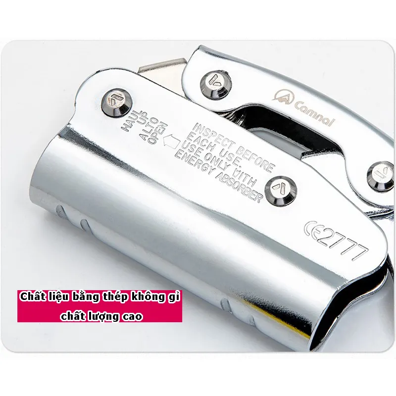 Khóa Hãm Trượt Chống Rơi Cho Dây Cáp 11-16mm Chất Liệu Inox Cao Cấp Không Gỉ