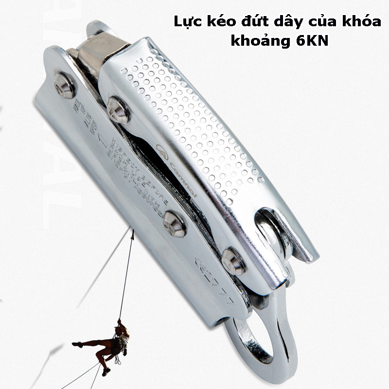 Khóa Hãm Trượt Chống Rơi Cho Dây Cáp 11-16mm Chất Liệu Inox Cao Cấp Không Gỉ