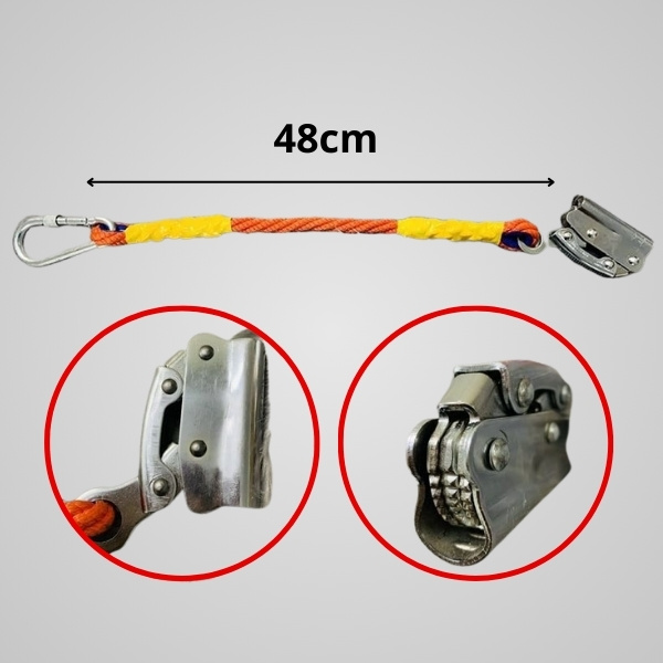 Khóa Trượt Chống Rơi Kèm Dây Khóa Và Móc