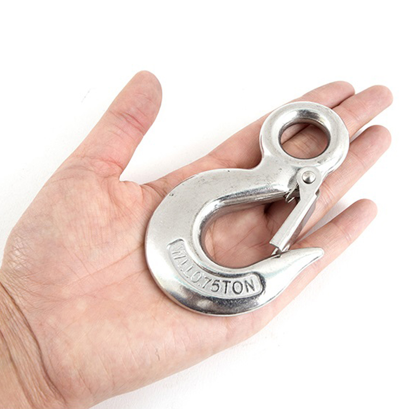 Móc Cẩu Hàng, Móc Nâng Hàng, Móc Kéo Hàng Bằng Thép Không Gỉ 304