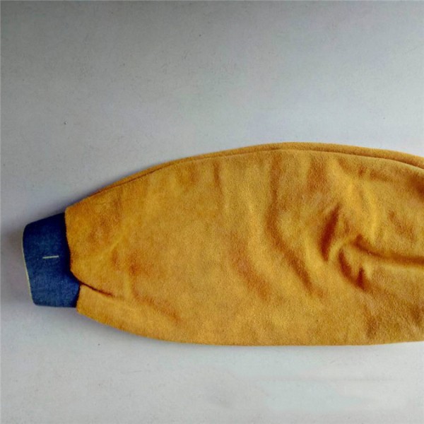 Ống tay bảo vệ cánh tay bằng da bò dài 40cm chống cháy cho thợ hàn