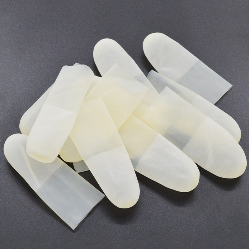 Bao Ngón Tay Cao Su Nhám Không Đai Chống Tĩnh Điện Chống Trượt Finger Cots Túi 800 Cái - Loại Dùng Một Lần