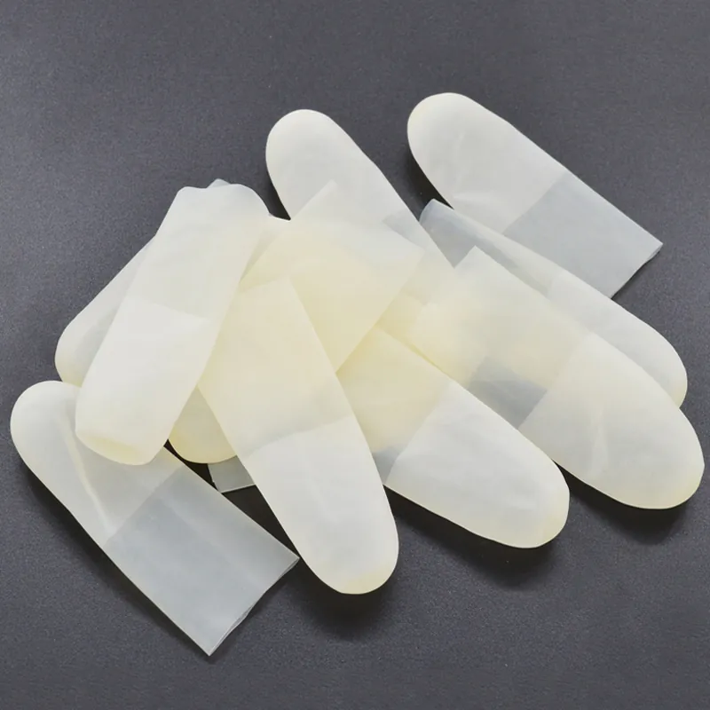 Bao Ngón Tay Cao Su Nhám Không Đai Chống Tĩnh Điện Chống Trượt Finger Cots Túi 800 Cái - Loại Dùng Một Lần