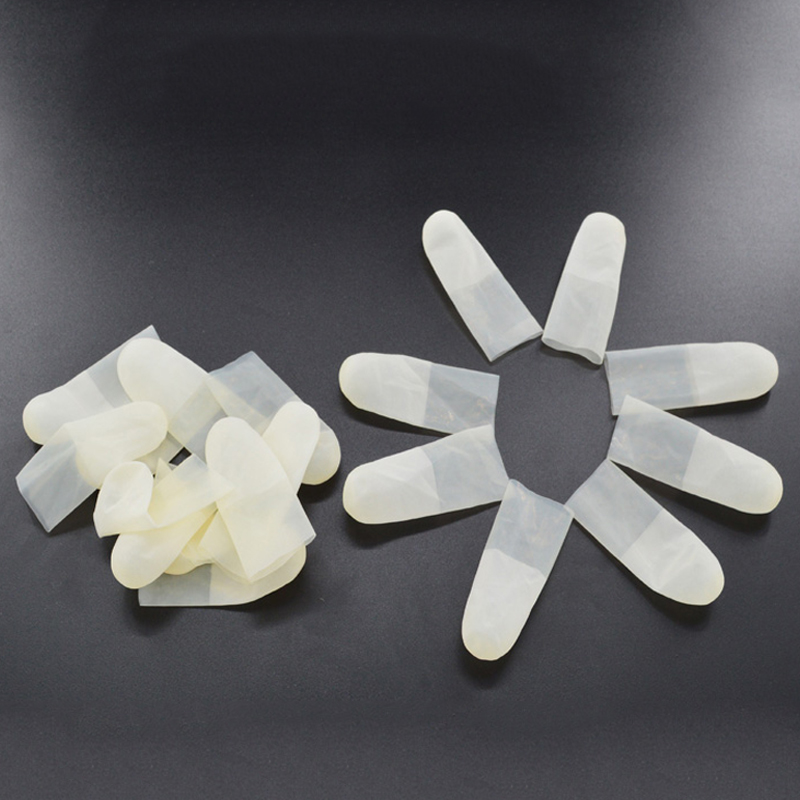 Bao Ngón Tay Cao Su Nhám Không Đai Chống Tĩnh Điện Chống Trượt Finger Cots Túi 800 Cái - Loại Dùng Một Lần