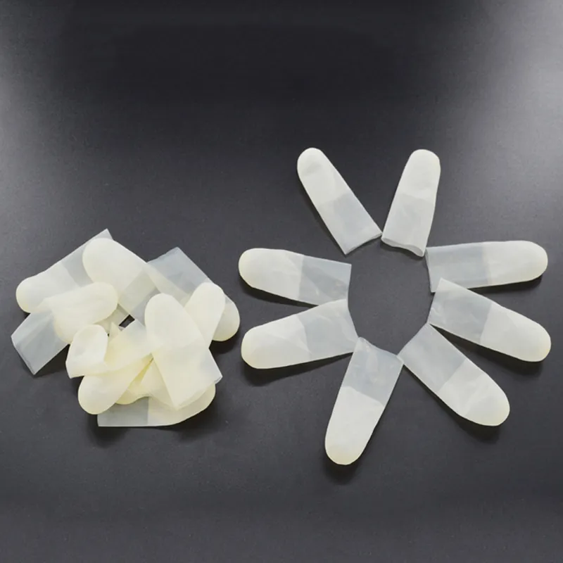 Bao Ngón Tay Cao Su Nhám Không Đai Chống Tĩnh Điện Chống Trượt Finger Cots Túi 800 Cái - Loại Dùng Một Lần