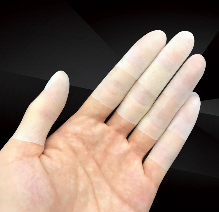 Bao Ngón Tay Cao Su Nhám Không Đai Chống Tĩnh Điện Chống Trượt Finger Cots Túi 800 Cái - Loại Dùng Một Lần