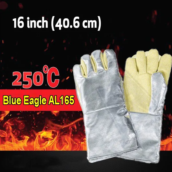 Bao Tay Cách Nhiệt Blue Eagle AL165 16 Inch Chịu Nhiệt 250°C