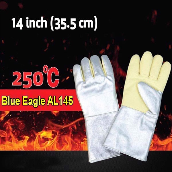 Bao Tay Cách Nhiệt Blue Eagle AL165 16 Inch Chịu Nhiệt 250°C