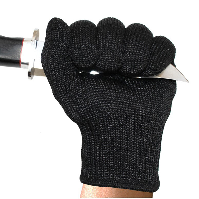 Bao Tay Chống Dao Cắt Cấp Độ 5 Sợi Thép Chống Gỉ Dài 24cm