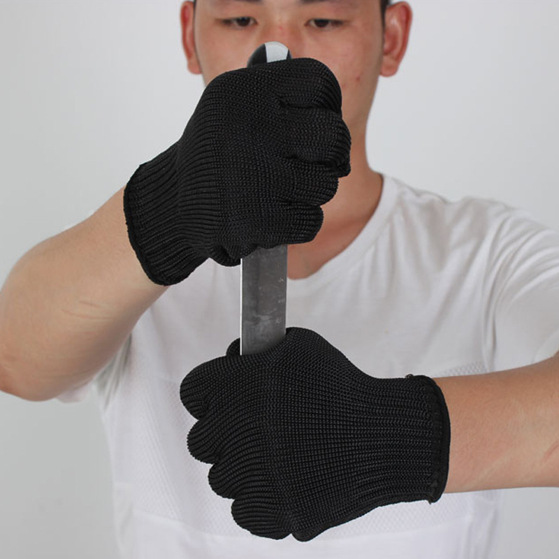 Bao Tay Chống Dao Cắt Cấp Độ 5 Sợi Thép Chống Gỉ Dài 24cm