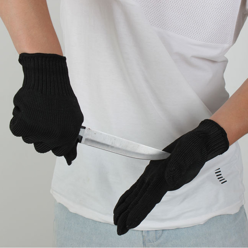 Bao Tay Chống Dao Cắt Cấp Độ 5 Sợi Thép Chống Gỉ Dài 24cm