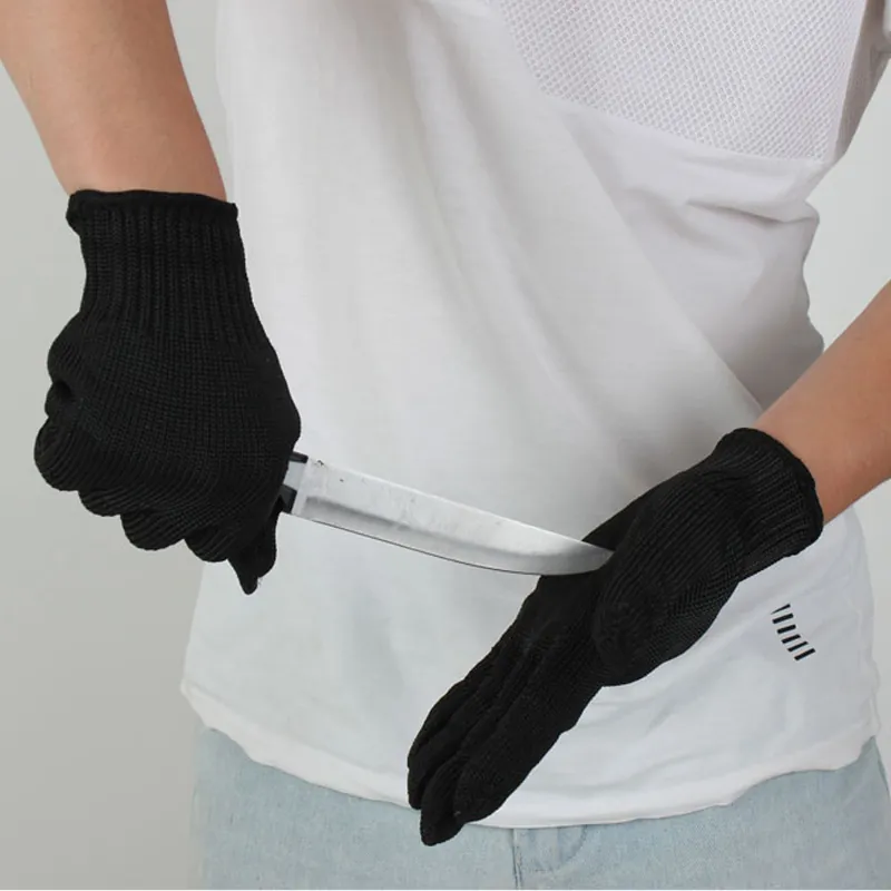 Bao Tay Chống Dao Cắt Cấp Độ 5 Sợi Thép Chống Gỉ Dài 24cm