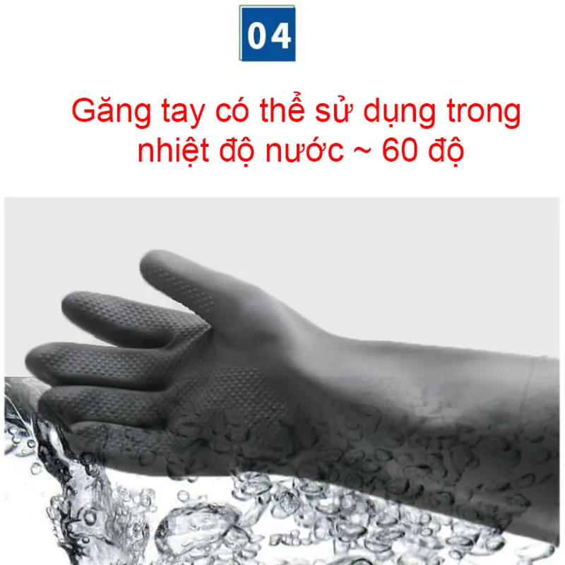 Bao Tay Chống Hóa Chất Axit Và Kiềm USAFETY Dài 55cm