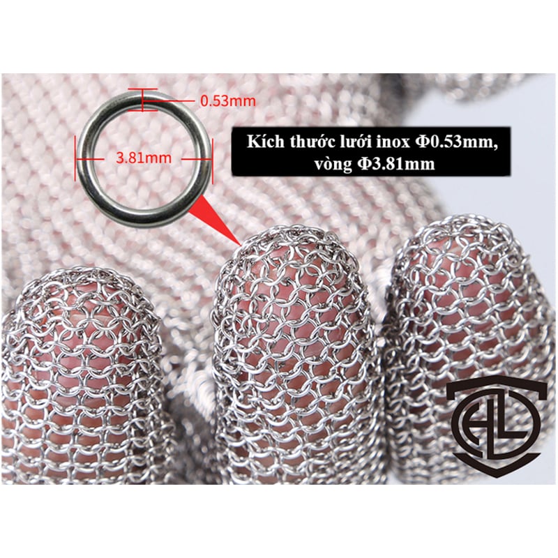 Bao Tay Inox 3 Ngón Chống Cắt, Chống Vật Nhọn