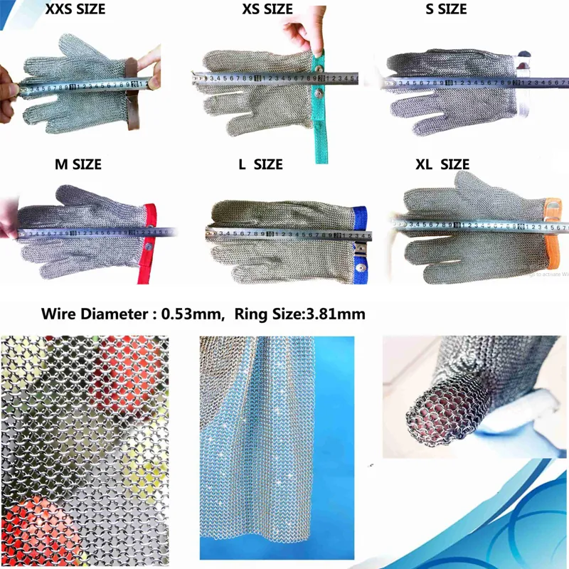 Bao Tay Inox 3 Ngón Chống Cắt, Chống Vật Nhọn
