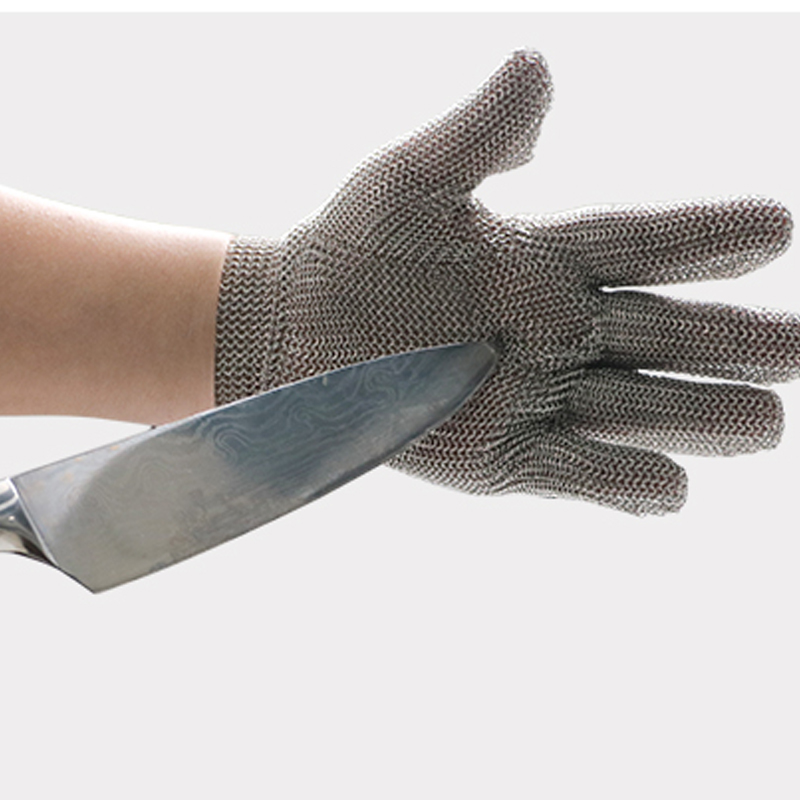 Bao Tay Lưới Inox Chống Cắt Móc Cài Bằng Inox