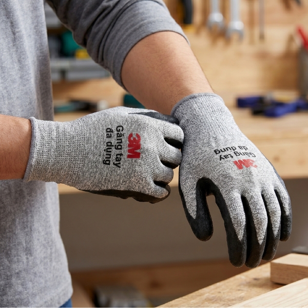 Găng Tay Đa Dụng 3M Lòng Bàn Tay Phủ Nitrile