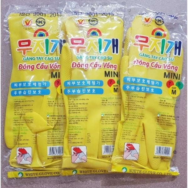 Găng Tay Cao Su Đông Cầu Vồng