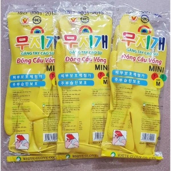 Găng Tay Cao Su Đông Cầu Vồng