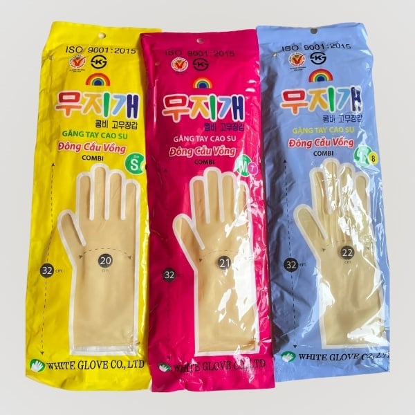 Găng Tay Cao Su Đông Cầu Vồng