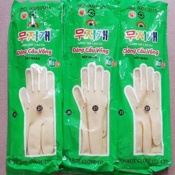 Găng Tay Cao Su Đông Cầu Vồng