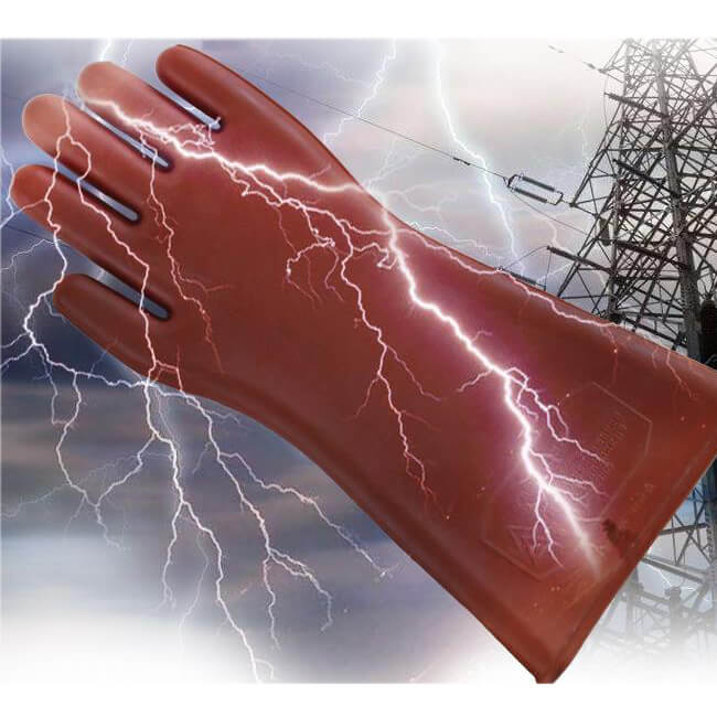 Găng Tay Cao Su Cách Điện 12Kv