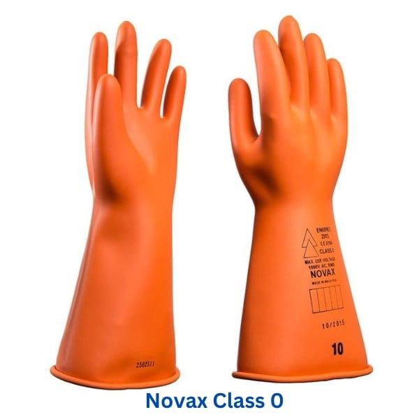 Găng Tay Cao Su Cách Điện Hạ Áp NOVAX Class 0 Cách Điện 1KV