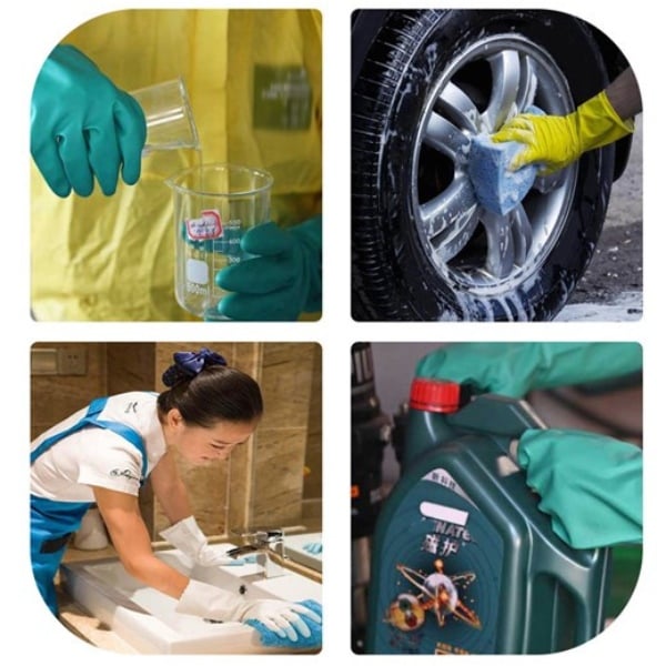 Găng Tay Cao Su Nitrile GNF-1513 Chống Hóa Chất, Dầu Và Axit