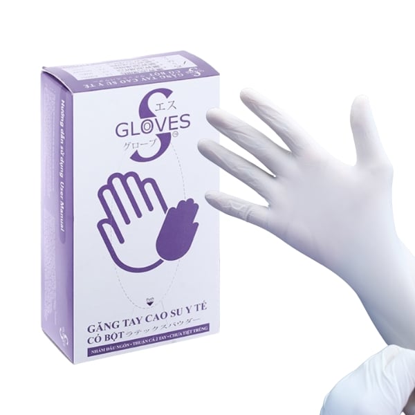 Găng Tay Cao Su Y Tế Latex Sglove Có Bột