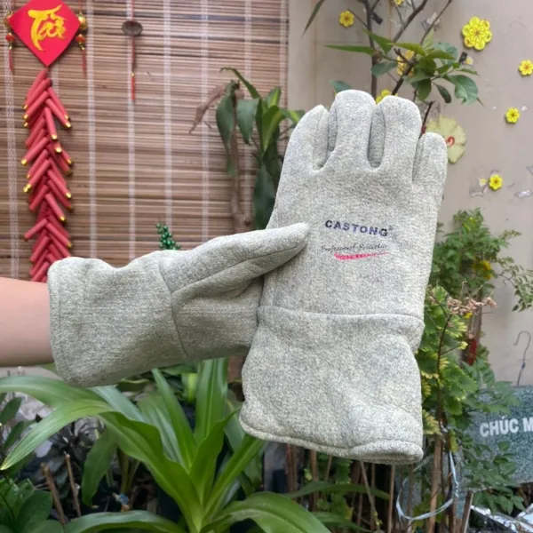 Găng Tay Castong GEEE15 Chịu Nhiệt 500 Độ C Dài 34cm Và 45 cm