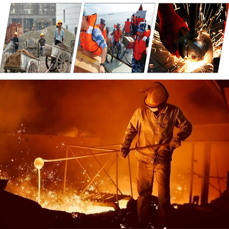 Găng Tay Chịu Nhiệt 200 Độ Tráng Nhôm Toàn Bộ Dài 34CM GARAN SAFETY