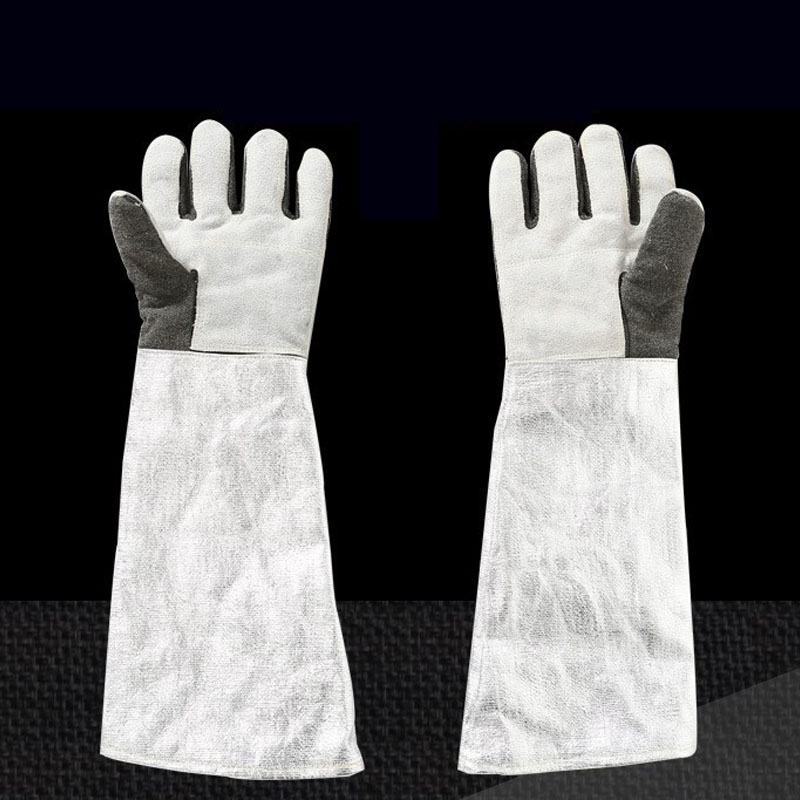 Găng Tay Chịu Nhiệt 800°C Phủ Lá Nhôm + Aramid Dài 55cm