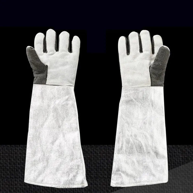 Găng Tay Chịu Nhiệt 800°C Phủ Lá Nhôm + Aramid Dài 55cm