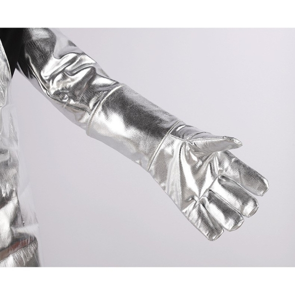 Găng Tay Chịu Nhiệt Dài 37cm Chịu Nhiệt Độ Bức Xa 500-1000°C Dành Cho Công Nhân Lò Luyện Kim