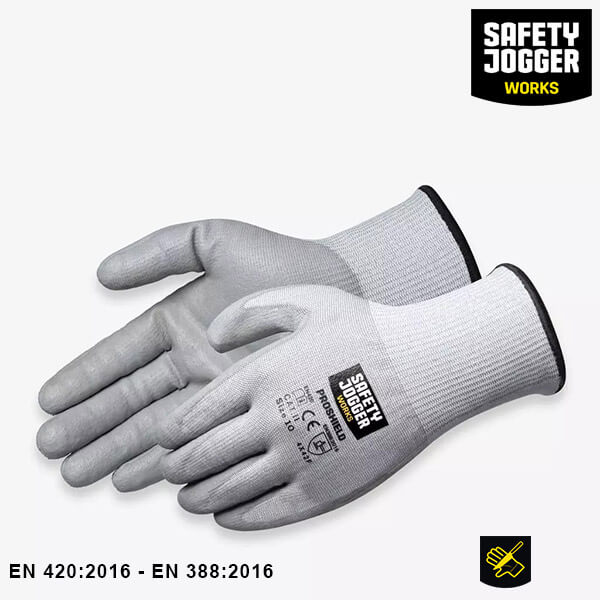 Găng Tay Chống Cắt Jogger Proshield 4X42F Lòng Bàn Tay Phủ PU Chống Cắt Cấp 5 Tiêu Chuẩn EN3882016