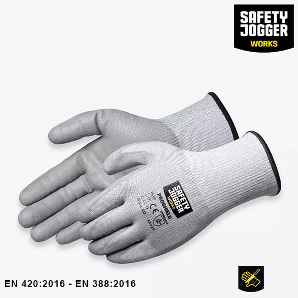 Găng Tay Chống Cắt Jogger Proshield 4X42F Lòng Bàn Tay Phủ PU Chống Cắt Cấp 5 Tiêu Chuẩn EN3882016