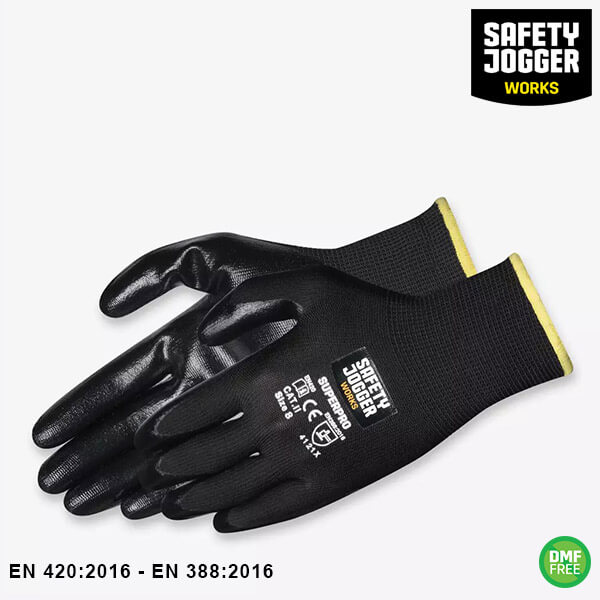 Găng Tay Chống Dầu Phủ Nitrile Jogger Superpro