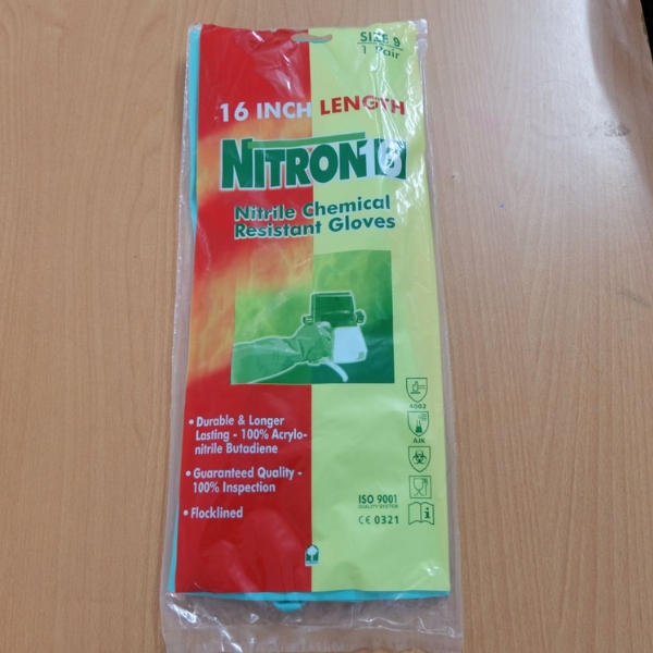 Găng Tay Chống Hóa Chất Nitron 16