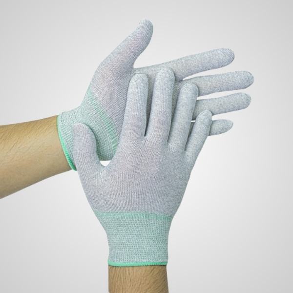 Găng Tay Chống Tĩnh Điện Sợi Carbon Không Phủ PU