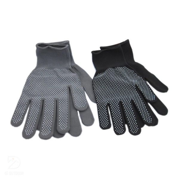 Găng Tay Chống Trượt Dệt Kim 13 Phủ Hạt Nhựa Nylon