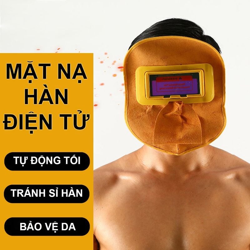 Găng Tay Da Hàn GNC Safety Màu Đỏ 14 -16 Inch