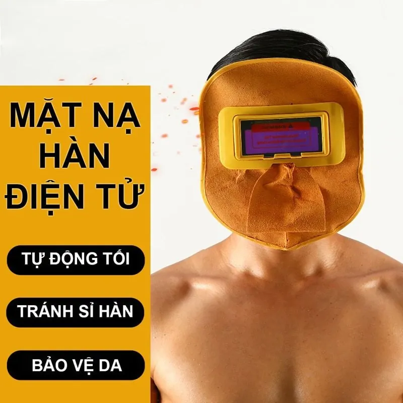 Găng Tay Da Hàn GNC Safety Màu Đỏ 14 -16 Inch