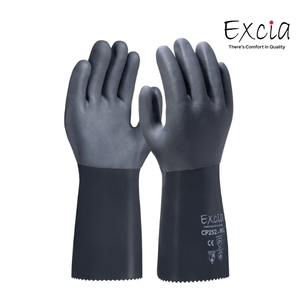 Găng Tay Excia CP252 Chống Dầu Nhớt Và Hóa Chất Dài 30cm